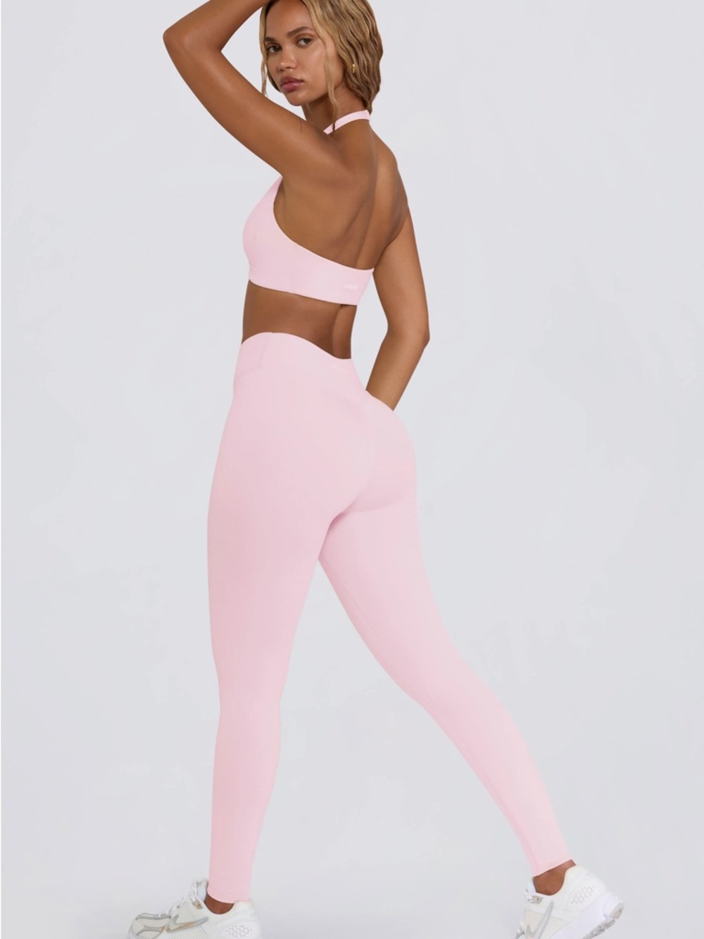High-Rise Pink Performance Leggings